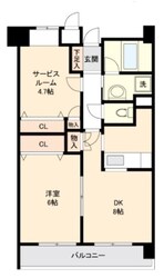 カールトンプラザ川崎の物件間取画像